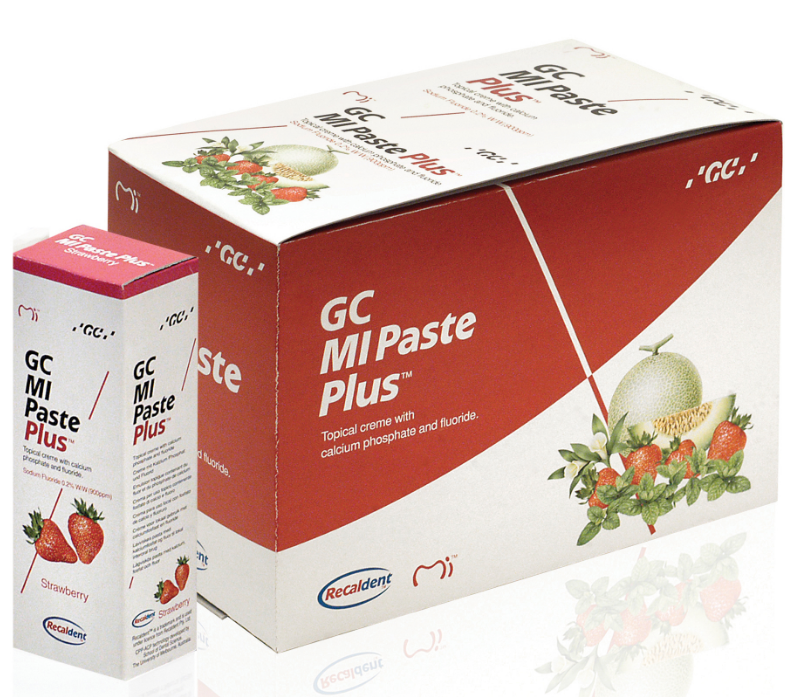MI Paste Plus: RECALDENT™ (CPP-ACP) Release Bio-Available Calcium and Phosphate and Fluoride