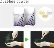 Dust-free powder