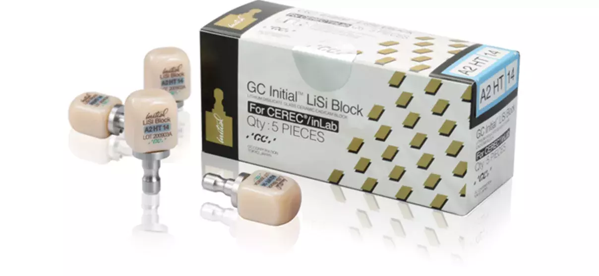 GC Initial® LiSi Block: Lithium Disilicate Glass Ceramic