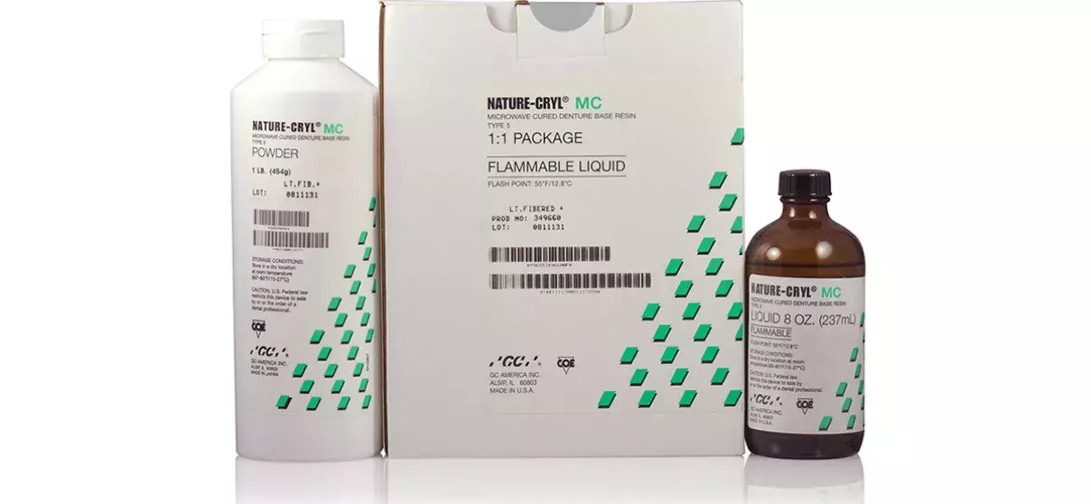 NATURE-CRYL® MC: Microwave-Cured Denture Base Resin