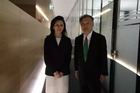 Mrs. Makiko Nakao and Mr. Makoto Nakao