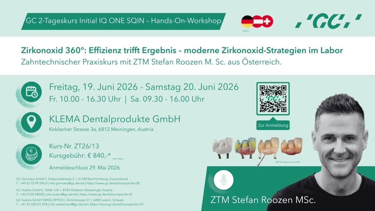 Initial 360° Kurs Stefan Roozen, Klema