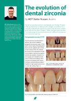 Evolution of dental zirconia_Stefan Roozen