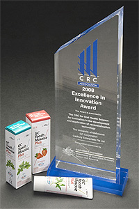 Tooth Mousse PLUSがオーストラリア政府、産業科学研究省より発明賞を受賞