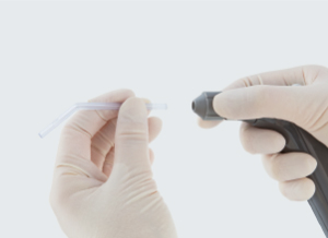 衛生性が保てるディスポーザブル式のシリンジノズル