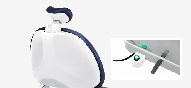 パワーヘッドレスト アークタイプ/フットスイッチ チェアタイプ パワーヘッドレスト切替スイッチ