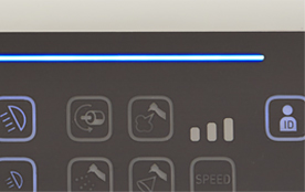 光でわかるセッティング。