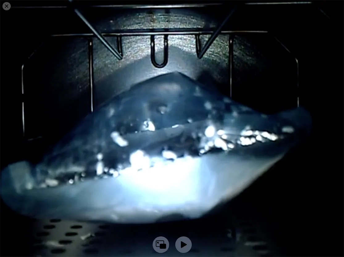 滅菌バッグのシール幅が足りないとどうなるか...動画で確認