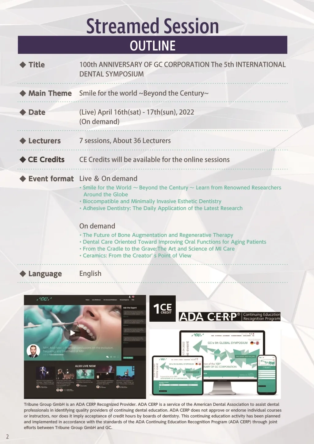 THE 5th INTERNATIONAL DENTAL SYMPOSIUM